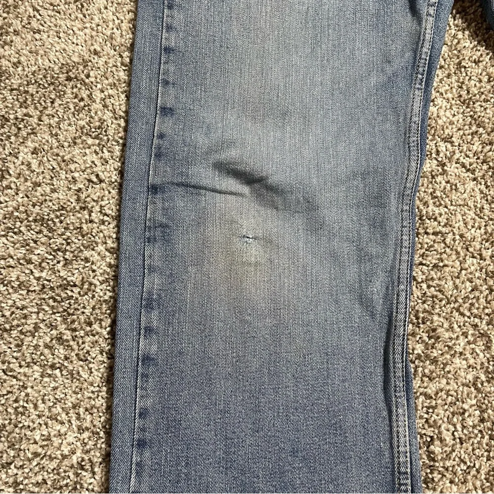 Levi's 505 Regular Fit Straight Leg Stretch Jeans Light Wash Men's 34x34
